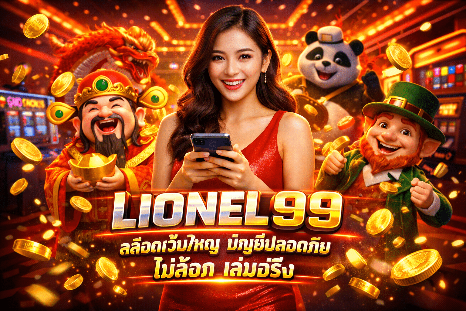 LIONEL99 สล็อตเว็บใหญ่ บัญชีปลอดภัย ไม่ล็อค เล่นจริง