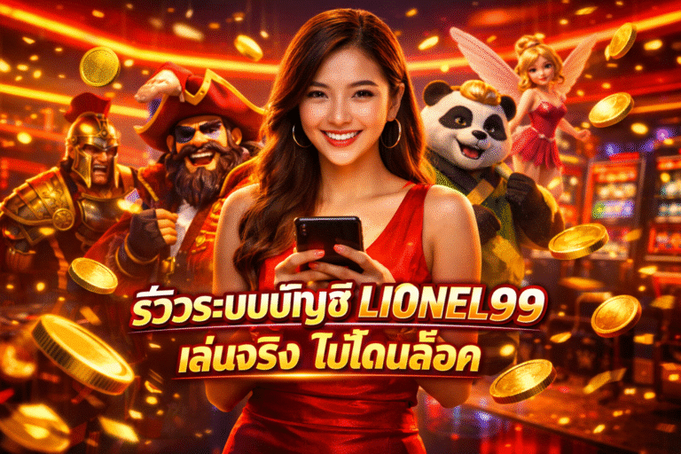 รีวิวระบบบัญชี LIONEL99 เล่นจริง ไม่โดนล็อค