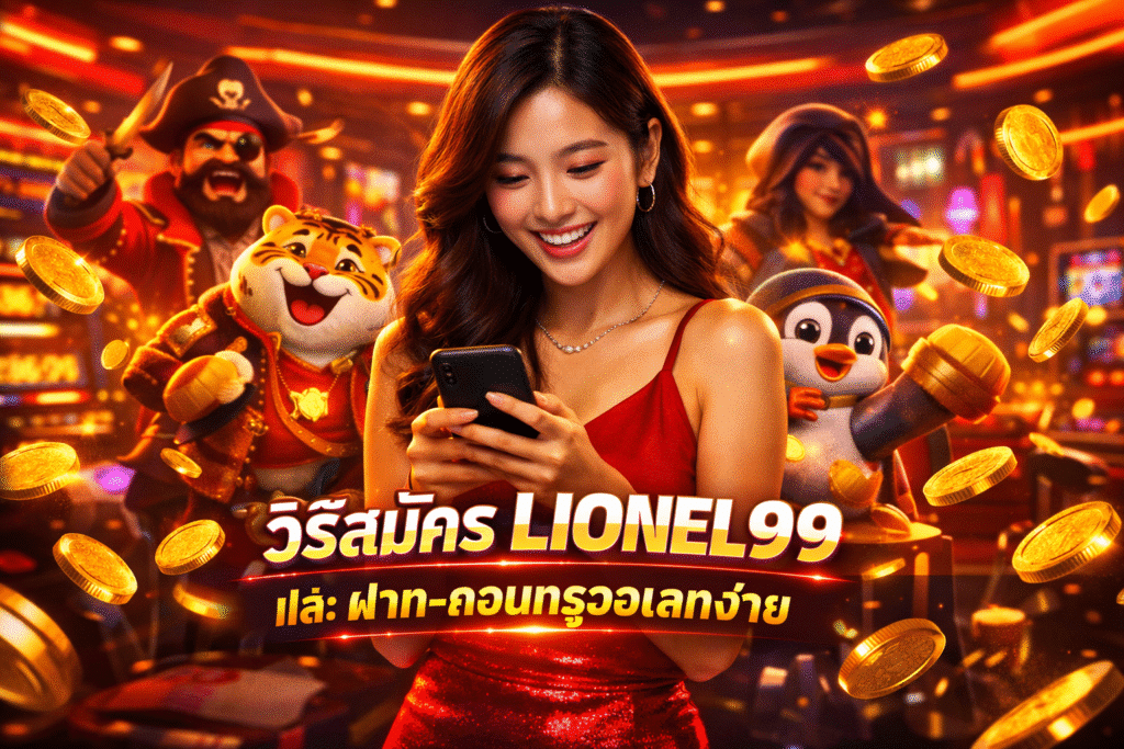 วิธีสมัคร LIONEL99 และฝาก-ถอนทรูวอเลทง่าย