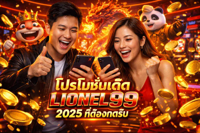 โปรโมชั่นเด็ด LIONEL99 2025 ที่ต้องกดรับ