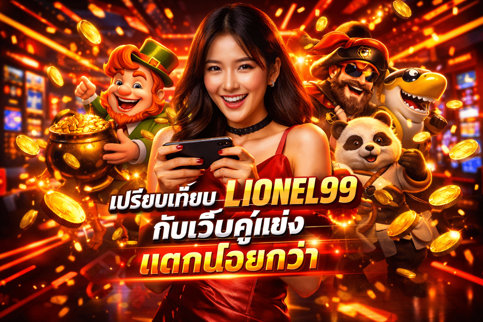 เปรียบเทียบ LIONEL99 กับเว็บคู่แข่ง แตกบ่อยกว่า